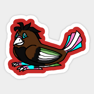 Aromantic Pride Bird Sticker